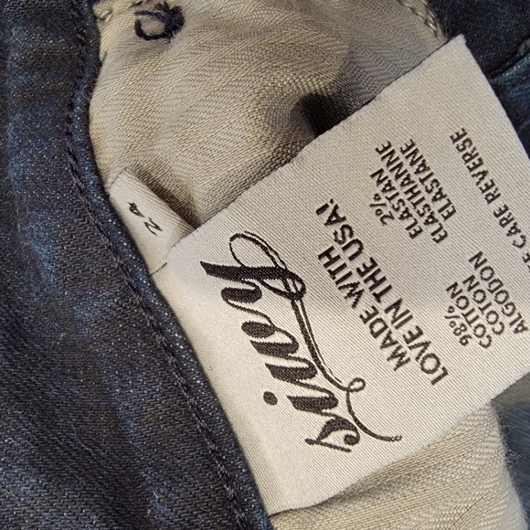 Siwy Harley Slim Boot Cut Jeans Nymph Dark Wash Size 24 NWT! Style W420PIF - Picture 12 of 16